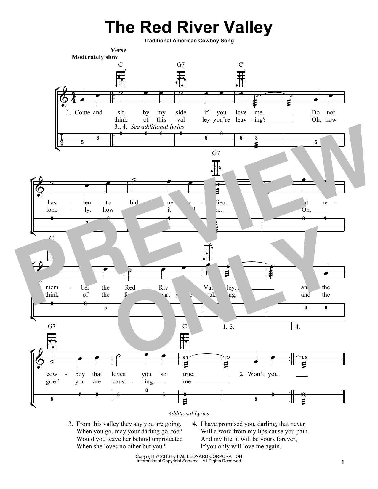 Download Traditional American Cowboy Song The Red River Valley (arr. Bobby Westfall) Sheet Music and learn how to play Mandolin PDF digital score in minutes