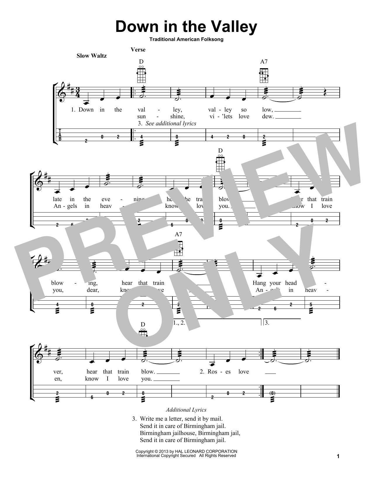 Download Traditional American Folksong Down In The Valley (arr. Bobby Westfall) Sheet Music and learn how to play Mandolin PDF digital score in minutes