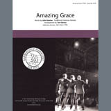 Download or print Traditional American Melody Amazing Grace (arr. Tom Gentry) Sheet Music Printable PDF -page score for Sacred / arranged SSAA Choir SKU: 450587.