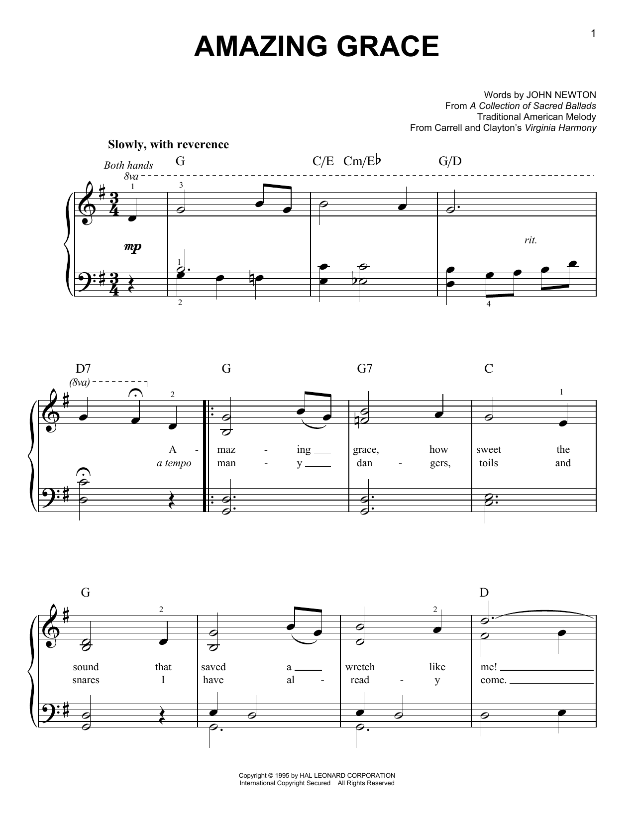 Download Traditional American Melody Amazing Grace Sheet Music and learn how to play Easy Ukulele Tab PDF digital score in minutes