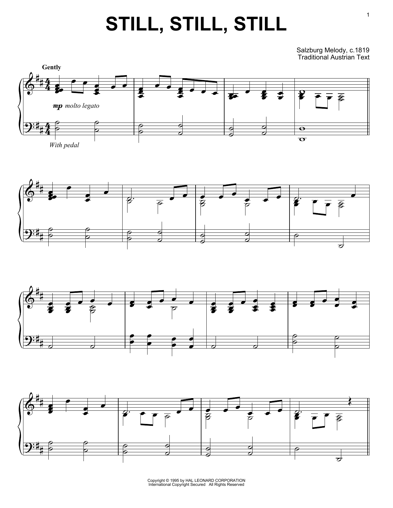Download Traditional Still, Still, Still Sheet Music and learn how to play Ukulele with strumming patterns PDF digital score in minutes