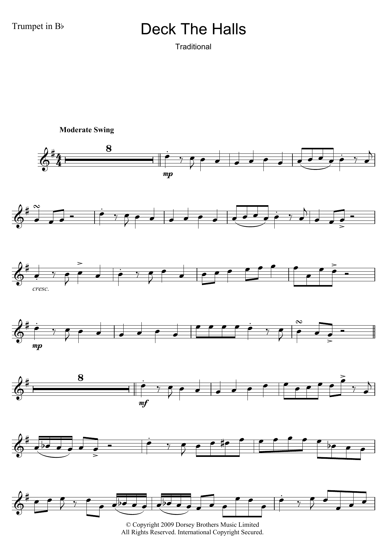 Download Traditional Carol Deck The Halls Sheet Music and learn how to play Guitar Chords/Lyrics PDF digital score in minutes