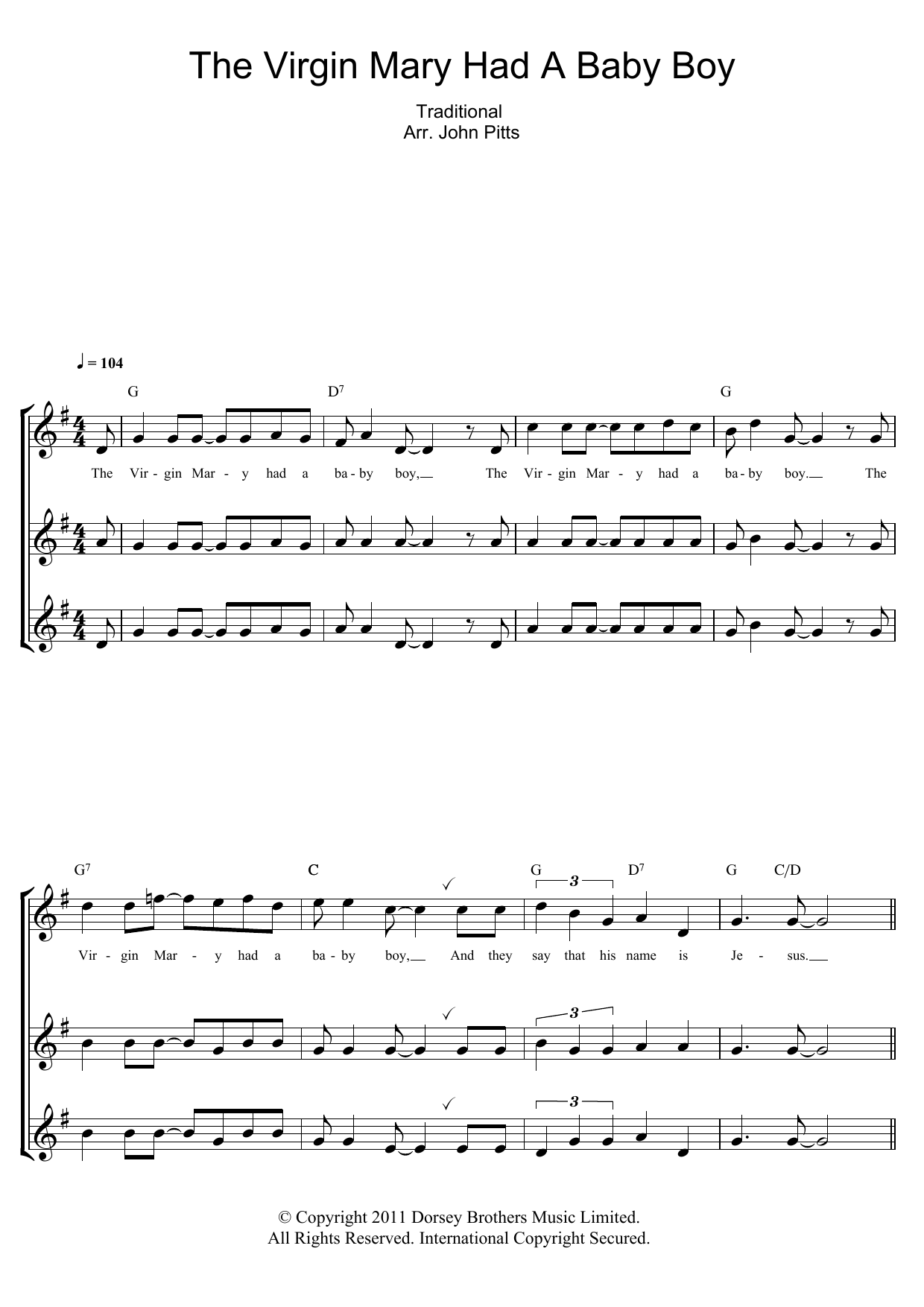 Download Christmas Carol The Virgin Mary Had A Baby Boy Sheet Music and learn how to play Recorder PDF digital score in minutes