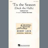 Download or print Traditional Carol 'Tis The Season (Deck The Halls) (arr. Michael John Trotta) Sheet Music Printable PDF -page score for Christmas / arranged 2-Part Choir SKU: 407518.