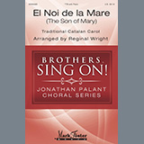 Download or print Traditional Catalan Carol El Noi De La Mare (The Son of Mary) (arr. Reginal Wright) Sheet Music Printable PDF -page score for Concert / arranged TTBB Choir SKU: 439656.