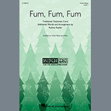 Download or print Traditional Catalonian Carol Fum, Fum, Fum (arr. Audrey Snyder) Sheet Music Printable PDF -page score for Winter / arranged 2-Part Choir SKU: 1636128.