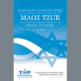 Download or print Traditional Chanukah Hymn Maoz Tzur (Rock Of Ages) (arr. Samuel Adler) Sheet Music Printable PDF -page score for Chanukah / arranged SATB Choir SKU: 574230.