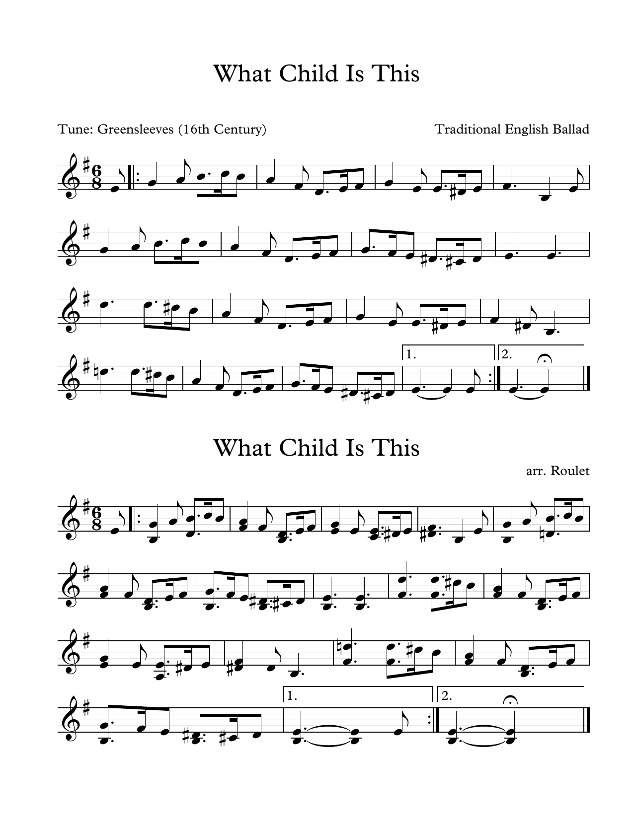 Download Traditional English Ballad What Child Is This (arr. Patrick Roulet) Sheet Music and learn how to play Marimba Solo PDF digital score in minutes