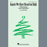 Download or print Traditional French Carol Angels We Have Heard On High (arr. Roger Emerson) Sheet Music Printable PDF -page score for Carol / arranged SATB Choir SKU: 885596.