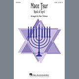 Download or print Traditional Hebrew Maoz Tsur (Rock of Ages) (arr. Ross Fishman) Sheet Music Printable PDF -page score for Chanukah / arranged SATB Choir SKU: 416805.