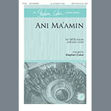Download or print Traditional Jewish Tune Ani Ma'amin (arr. Stephen Coker) Sheet Music Printable PDF -page score for Jewish / arranged SATB Choir SKU: 441915.