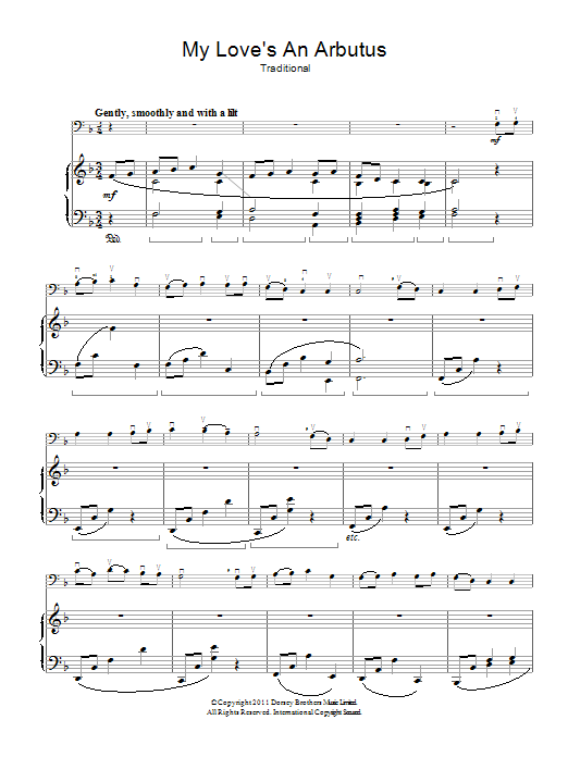 Download Traditional My Love's An Arbutus Sheet Music and learn how to play Violin PDF digital score in minutes