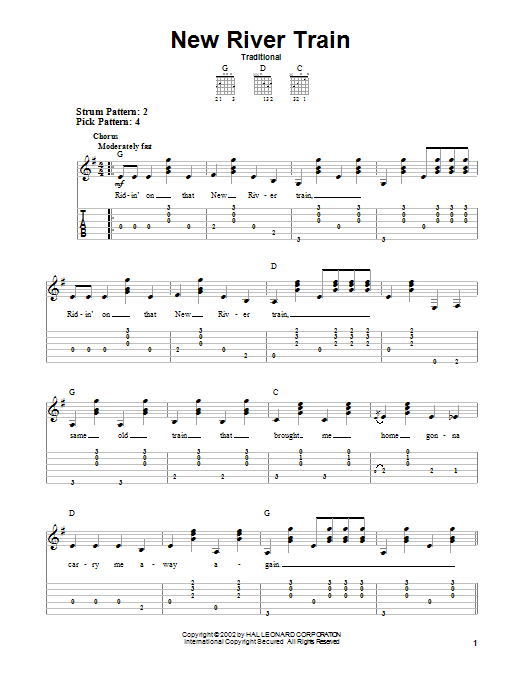 Download Traditional New River Train Sheet Music and learn how to play Real Book – Melody, Lyrics & Chords PDF digital score in minutes