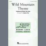 Download or print Traditional Scottish Folk Song Wild Mountain Thyme (arr. Andrew Parr) Sheet Music Printable PDF -page score for Concert / arranged 3-Part Mixed Choir SKU: 407530.