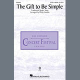 Download or print Traditional Shaker Song The Gift To Be Simple (arr. Philip Lawson) Sheet Music Printable PDF -page score for Concert / arranged SATB Choir SKU: 1219902.