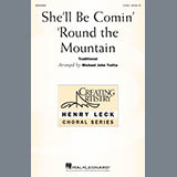 Download or print Traditional She'll Be Comin' Around The Mountain (arr. Michael John Trotta) Sheet Music Printable PDF -page score for Concert / arranged 2-Part Choir SKU: 428704.