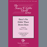 Download or print Traditional Spiritual Dere's No Hidin' Place Down Here (arr. Stacey V. Gibbs) Sheet Music Printable PDF -page score for Concert / arranged TTBB Choir SKU: 430917.