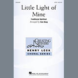 Download or print Traditional Spiritual Little Light Of Mine (arr. Ken Berg) Sheet Music Printable PDF -page score for Concert / arranged SATB Choir SKU: 428462.