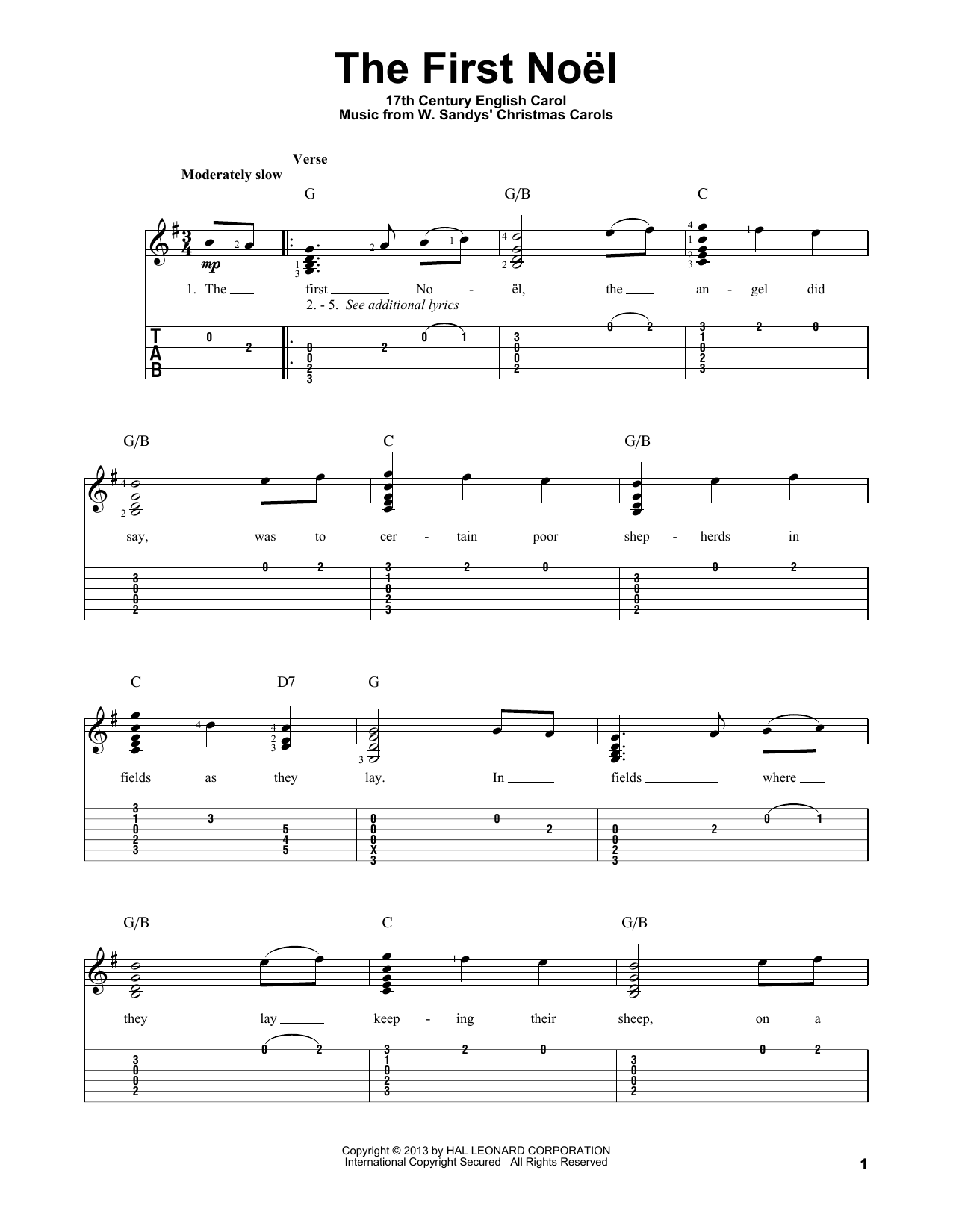 Download Traditional The First Noel Sheet Music and learn how to play Easy Piano PDF digital score in minutes
