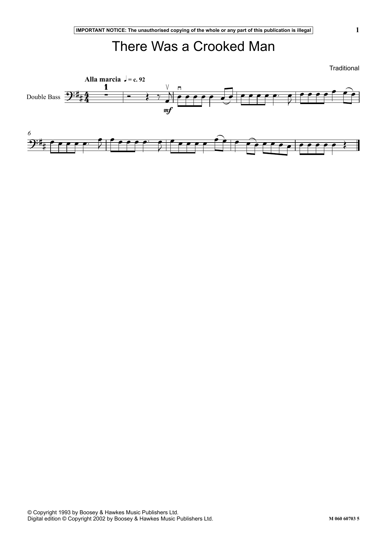 Download Traditional There Was A Crooked Man Sheet Music and learn how to play Instrumental Solo PDF digital score in minutes
