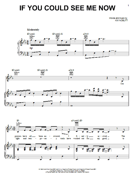 Download Truth If You Could See Me Now Sheet Music and learn how to play Piano, Vocal & Guitar (Right-Hand Melody) PDF digital score in minutes