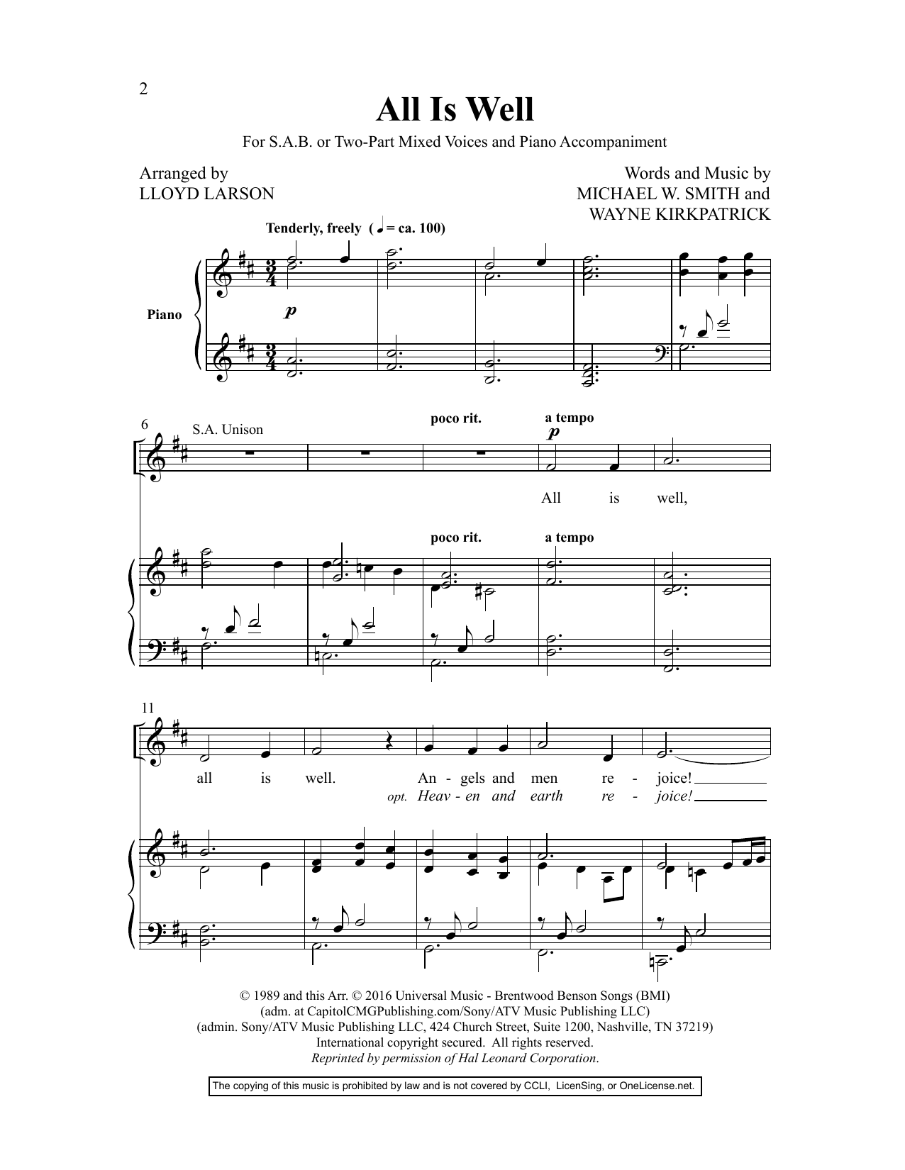 Download Various Easy Settings III Sheet Music and learn how to play SAB Choir PDF digital score in minutes