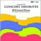 Download or print Various Kendor Concert Favorites - 1st Violin Sheet Music Printable PDF -page score for Classical / arranged String Ensemble SKU: 124770.
