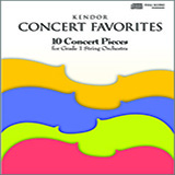 Download or print Various Kendor Concert Favorites - Bass Sheet Music Printable PDF -page score for Classical / arranged String Ensemble SKU: 124771.