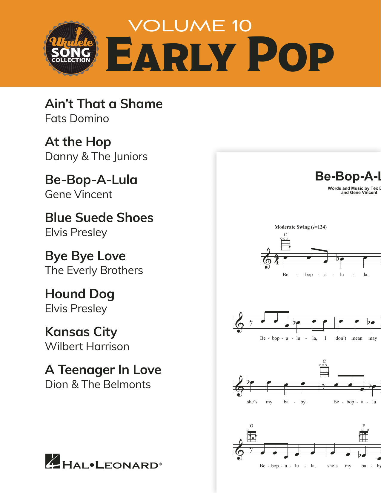 Download Various Ukulele Song Collection, Volume 10: Early Pop Sheet Music and learn how to play Ukulele Collection PDF digital score in minutes