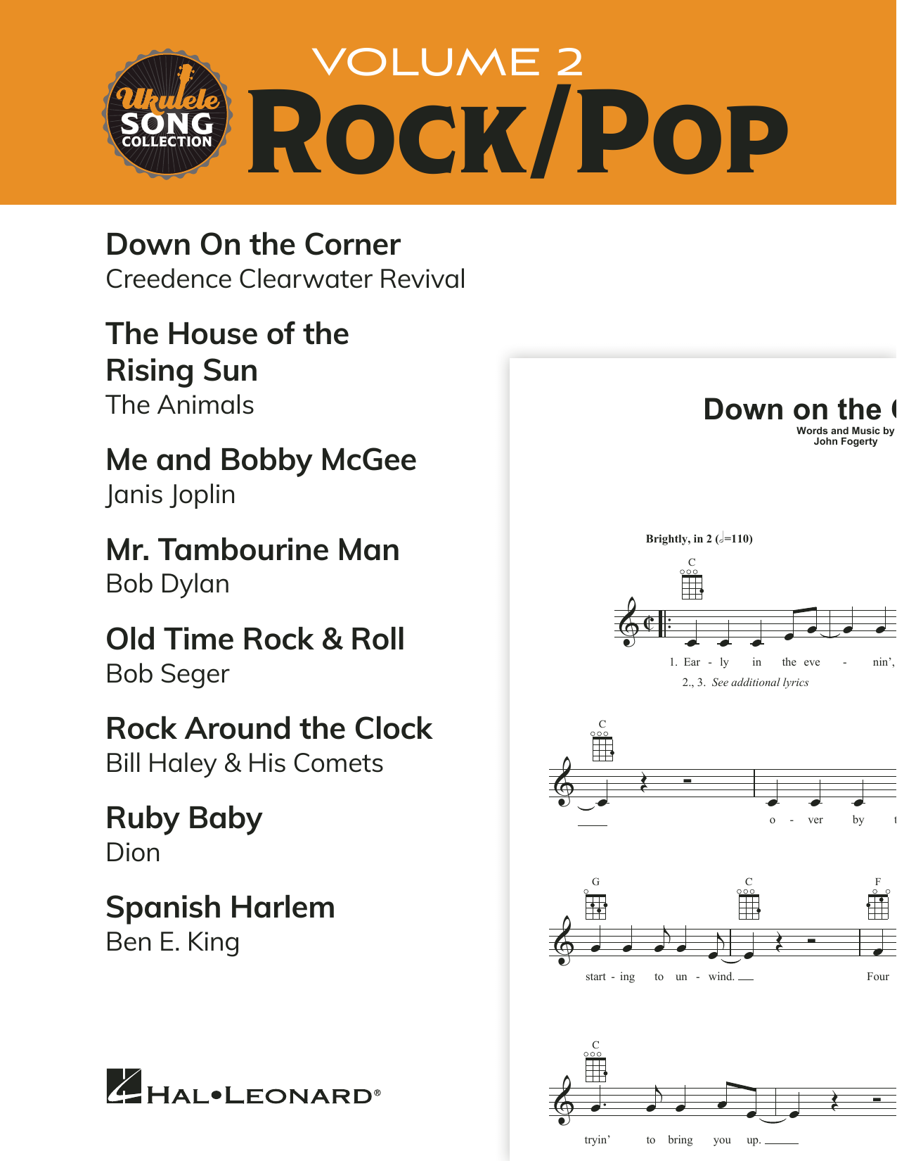 Download Various Ukulele Song Collection, Volume 2: Rock/Pop Sheet Music and learn how to play Ukulele Collection PDF digital score in minutes