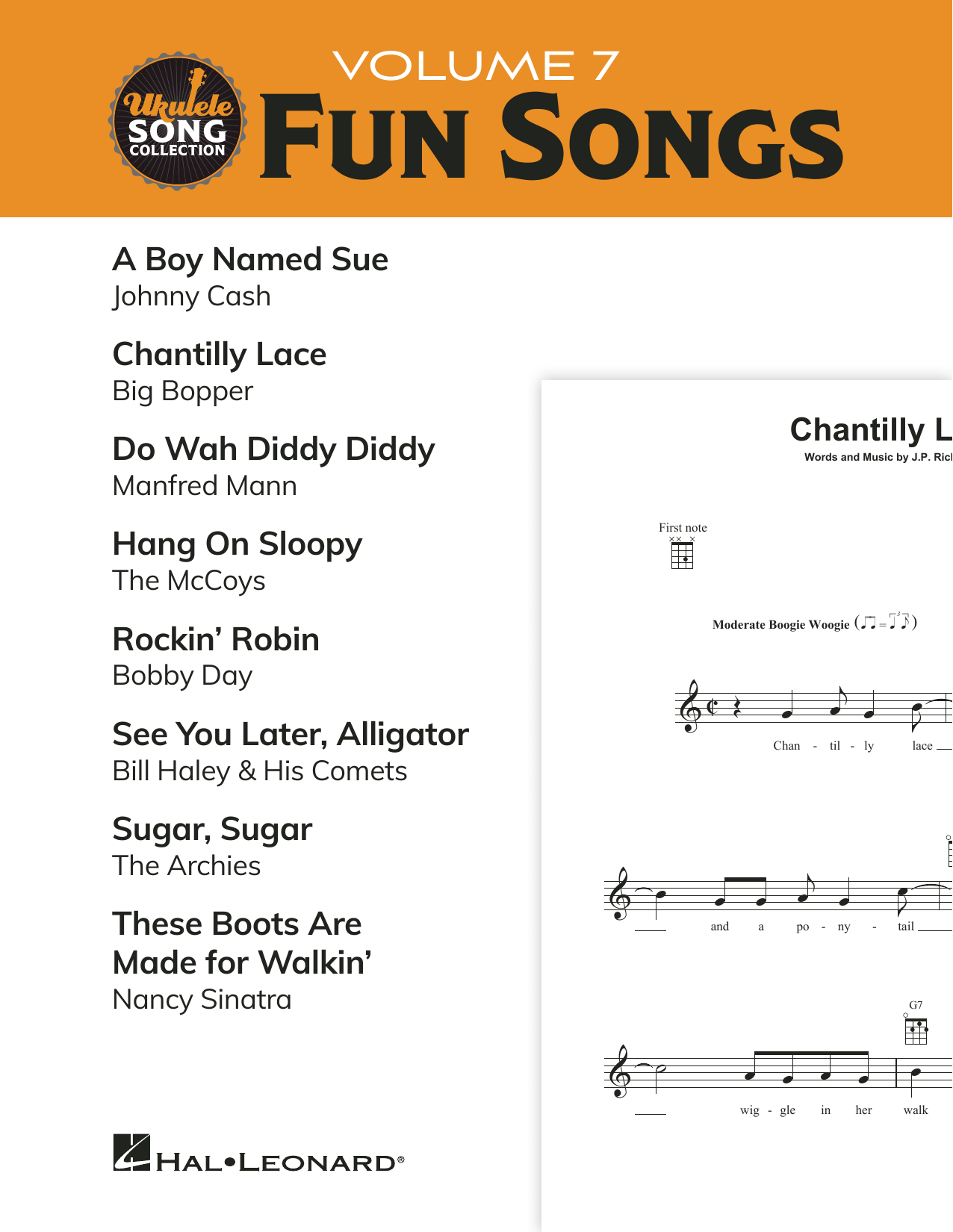 Download Various Ukulele Song Collection, Volume 7: Fun Songs Sheet Music and learn how to play Ukulele Collection PDF digital score in minutes