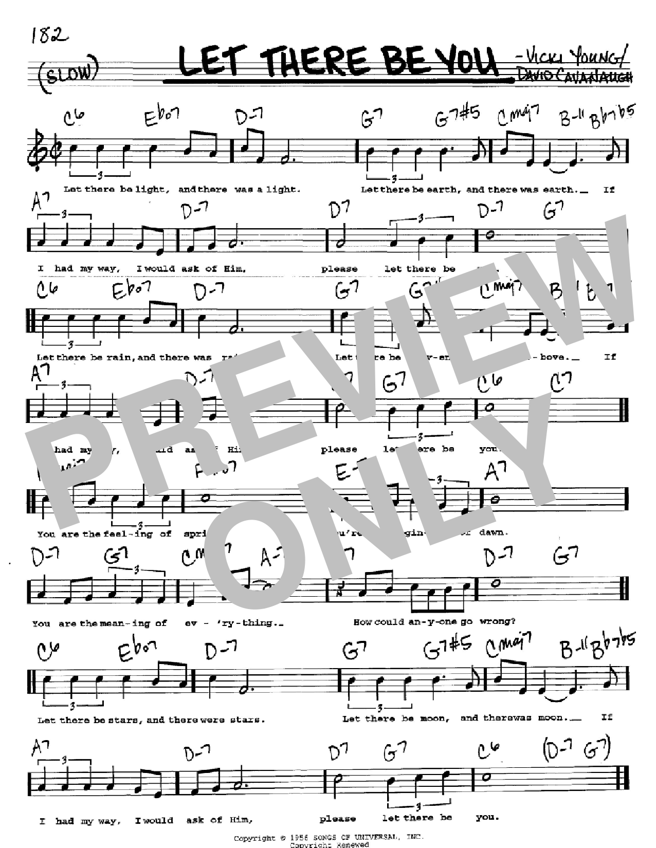 Download Vicki Young Let There Be You Sheet Music and learn how to play Real Book – Melody, Lyrics & Chords PDF digital score in minutes
