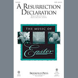 Download or print Victor C. Johnson A Resurrection Declaration Sheet Music Printable PDF -page score for Religious / arranged SATB SKU: 175595.