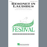Download or print Victor C. Johnson Resonet In Laudibus Sheet Music Printable PDF -page score for Concert / arranged 3-Part Mixed SKU: 174253.