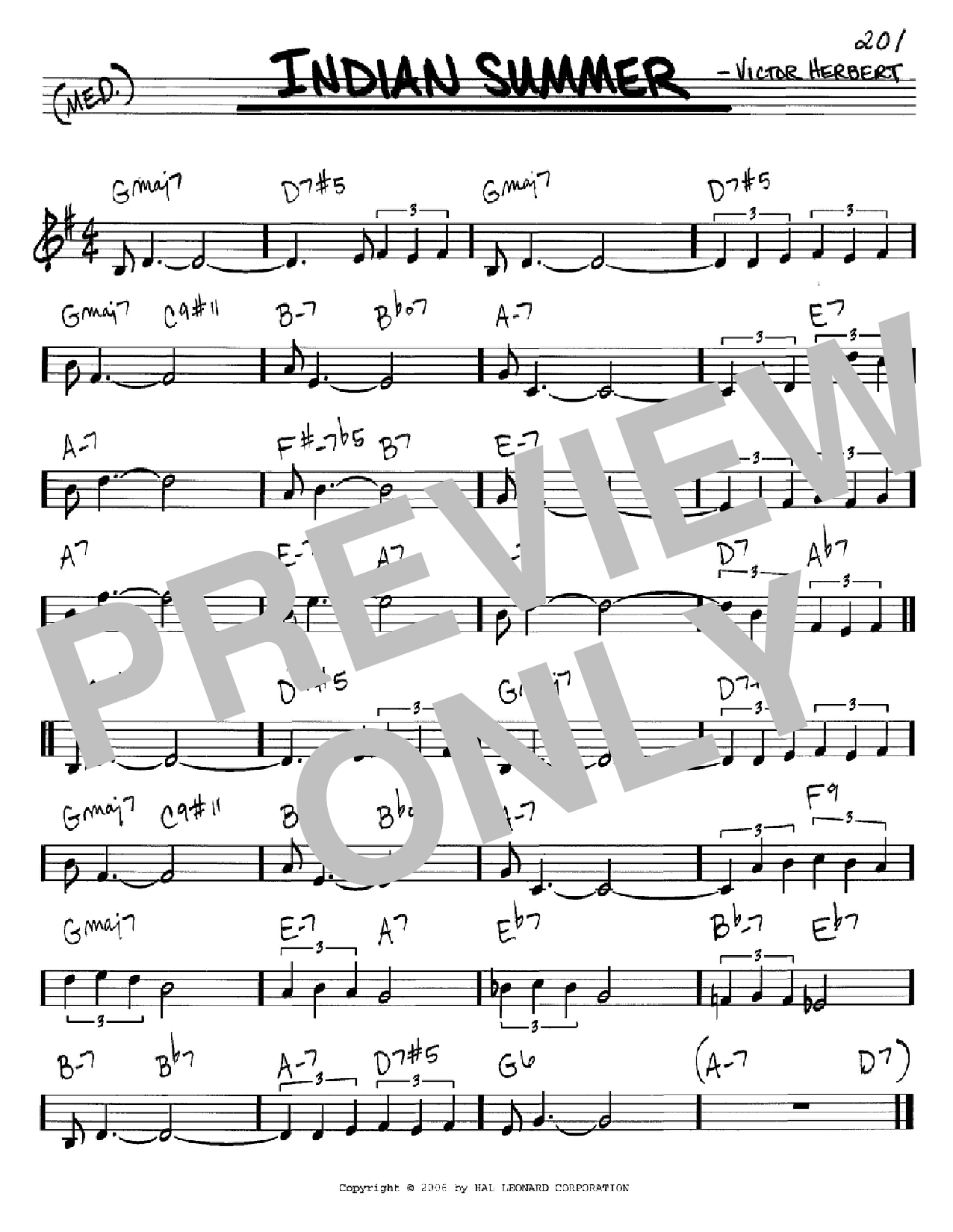 Download Victor Herbert Indian Summer Sheet Music and learn how to play Piano PDF digital score in minutes