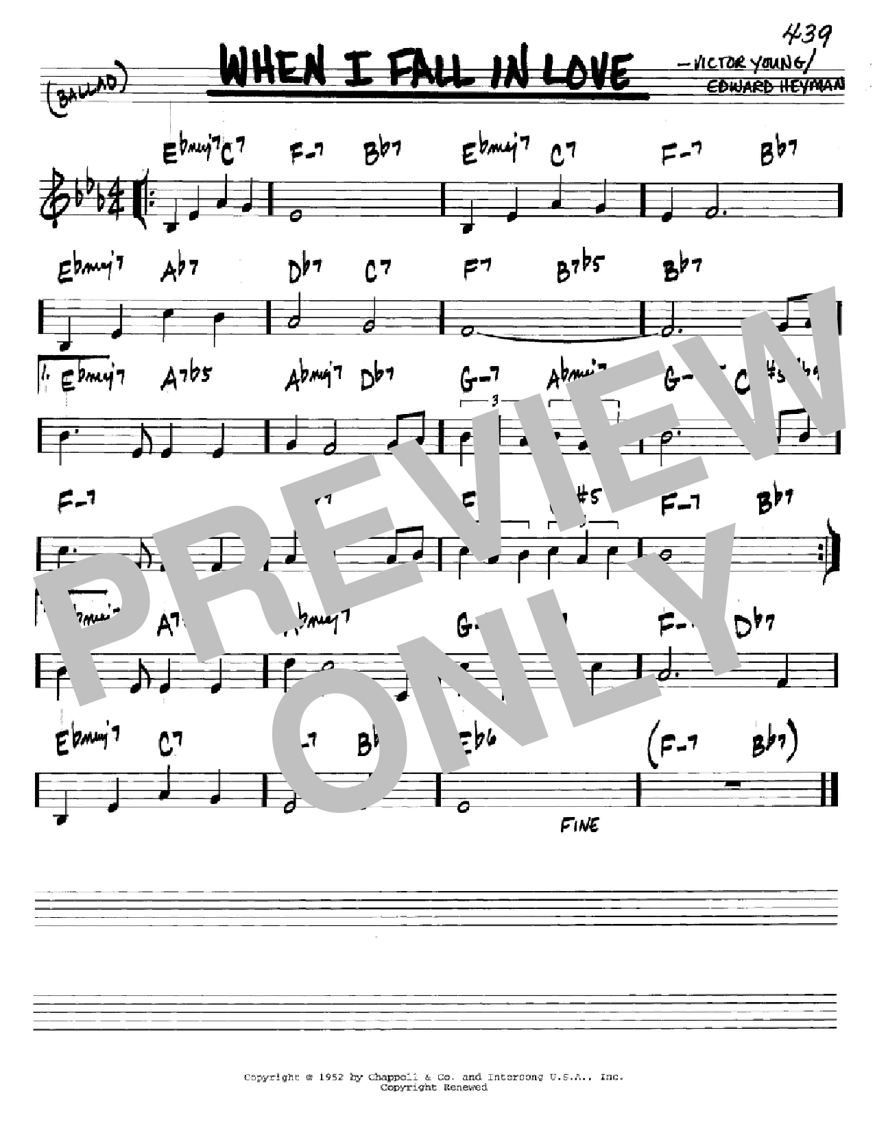 Download Victor Young When I Fall In Love Sheet Music and learn how to play Guitar Tab PDF digital score in minutes