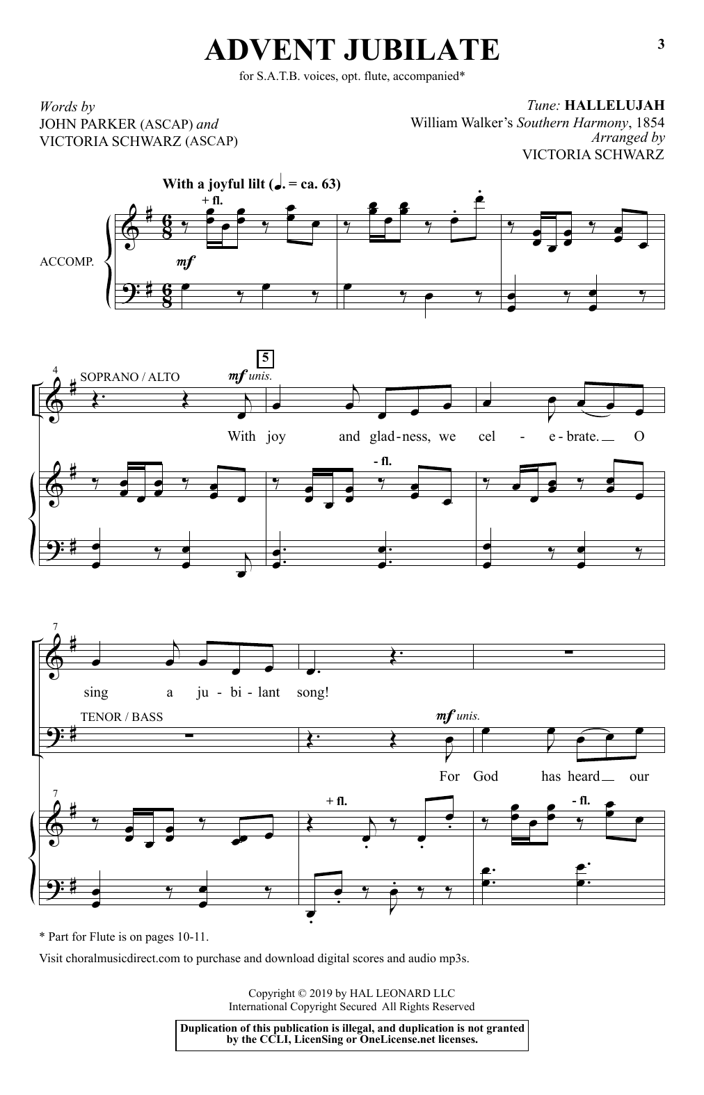 Download Victoria Schwarz Advent Jubilate Sheet Music and learn how to play Choir PDF digital score in minutes