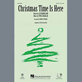Download or print Vince Guaraldi Christmas Time Is Here (arr. Robert Sterling) Sheet Music Printable PDF -page score for Christmas / arranged SATB Choir SKU: 501830.