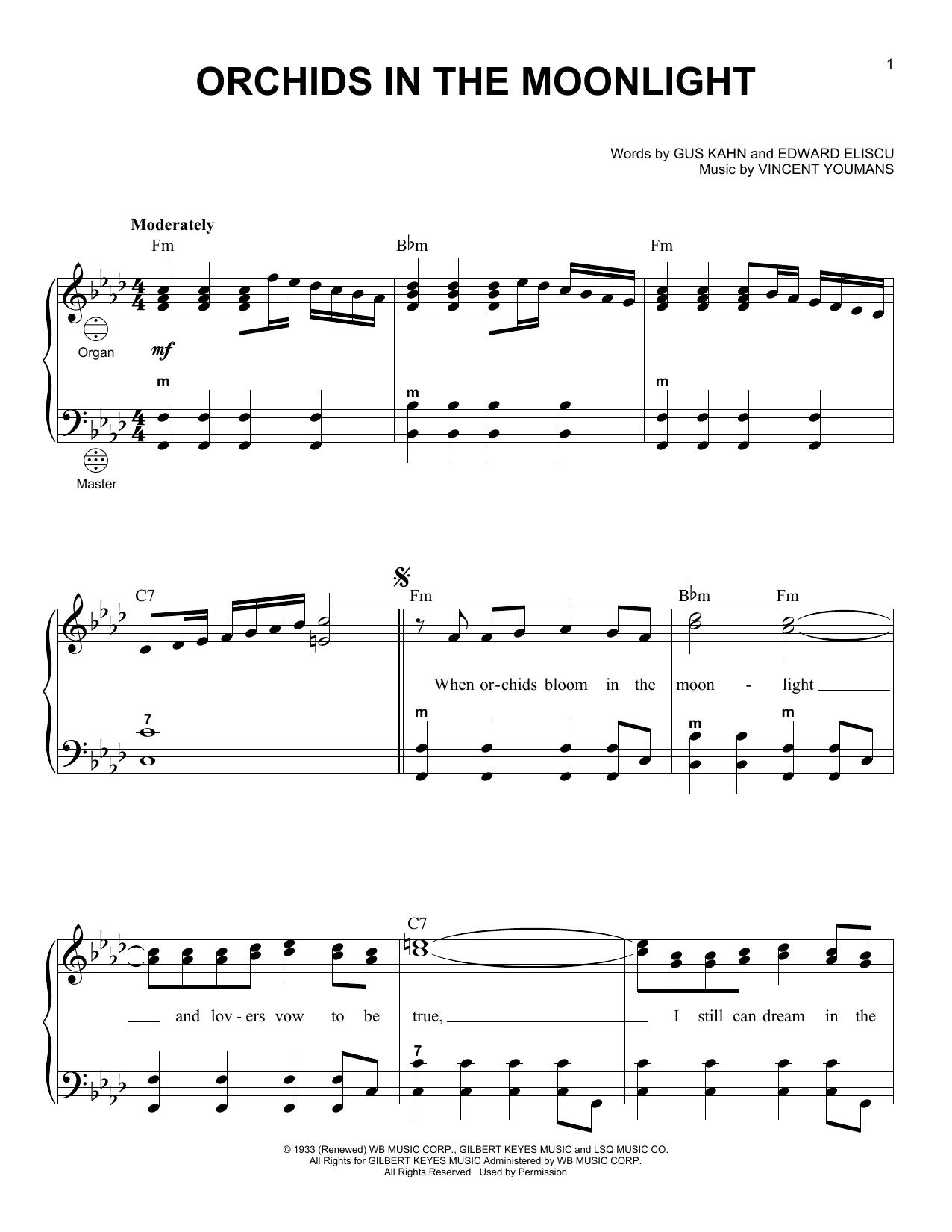 Download Gary Meisner Orchids In The Moonlight Sheet Music and learn how to play Accordion PDF digital score in minutes