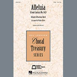 Download or print J.S. Bach Alleluia (from Cantata 142) (arr. Walter Ehret) Sheet Music Printable PDF -page score for Concert / arranged TTBB SKU: 85233.