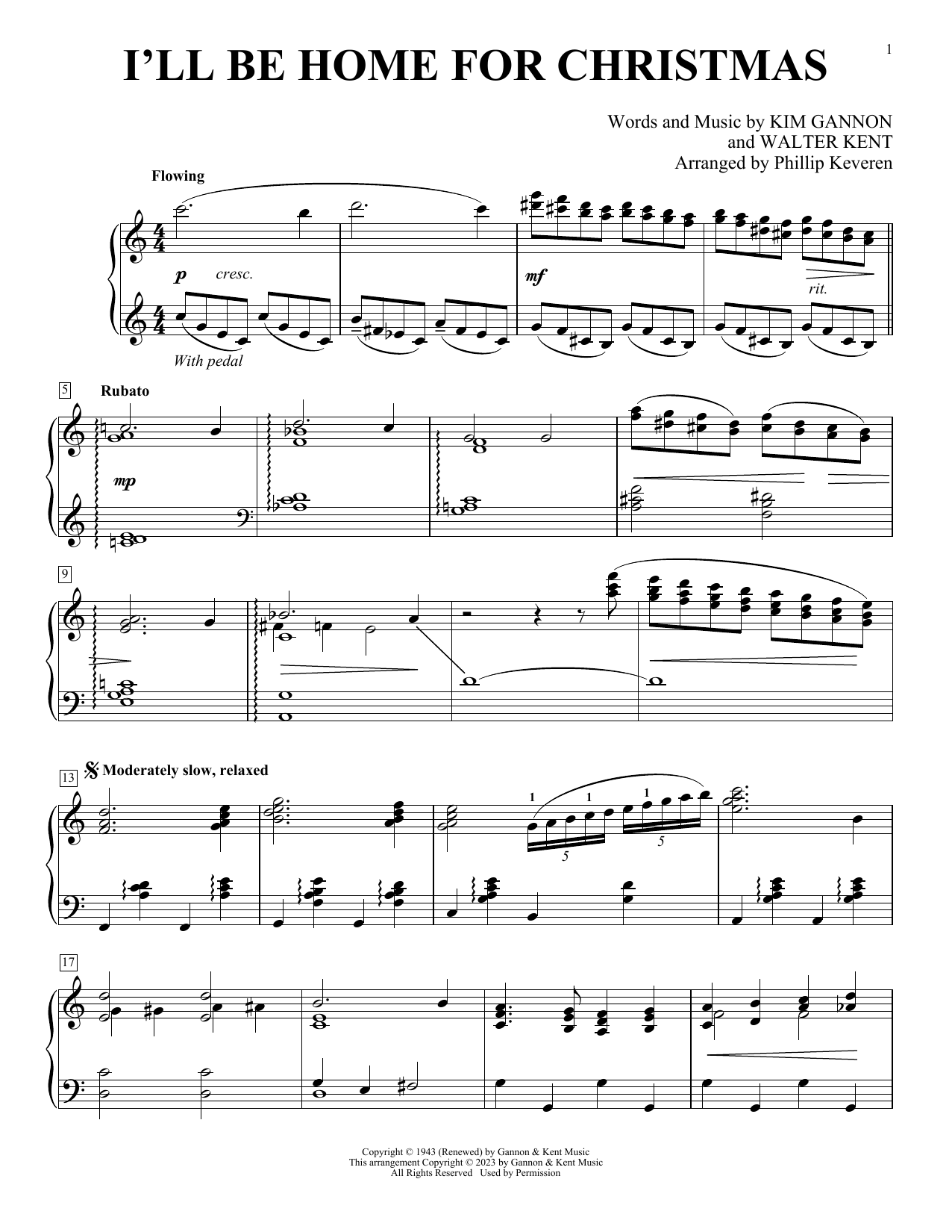 Download Walter Kent I'll Be Home For Christmas Sheet Music and learn how to play Super Easy Piano PDF digital score in minutes