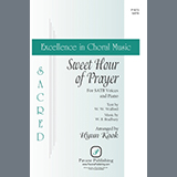 Download or print W.B. Bradbury Sweet Hour of Prayer (arr. Hyun Kook) Sheet Music Printable PDF -page score for Concert / arranged SATB Choir SKU: 1200026.