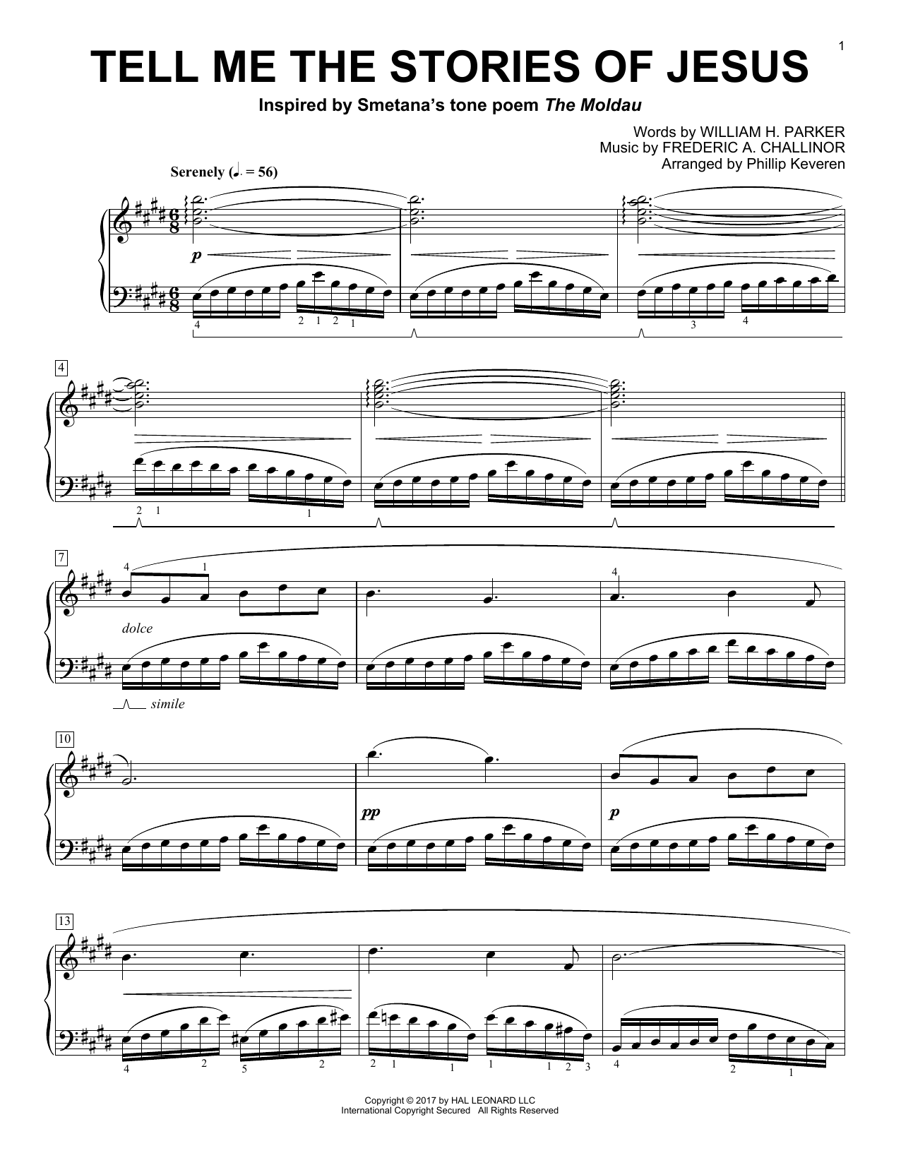 Download Phillip Keveren Tell Me The Stories Of Jesus Sheet Music and learn how to play Piano PDF digital score in minutes