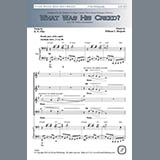 Download or print William Malpede What Was His Creed Sheet Music Printable PDF -page score for Concert / arranged SATB Choir SKU: 423578.
