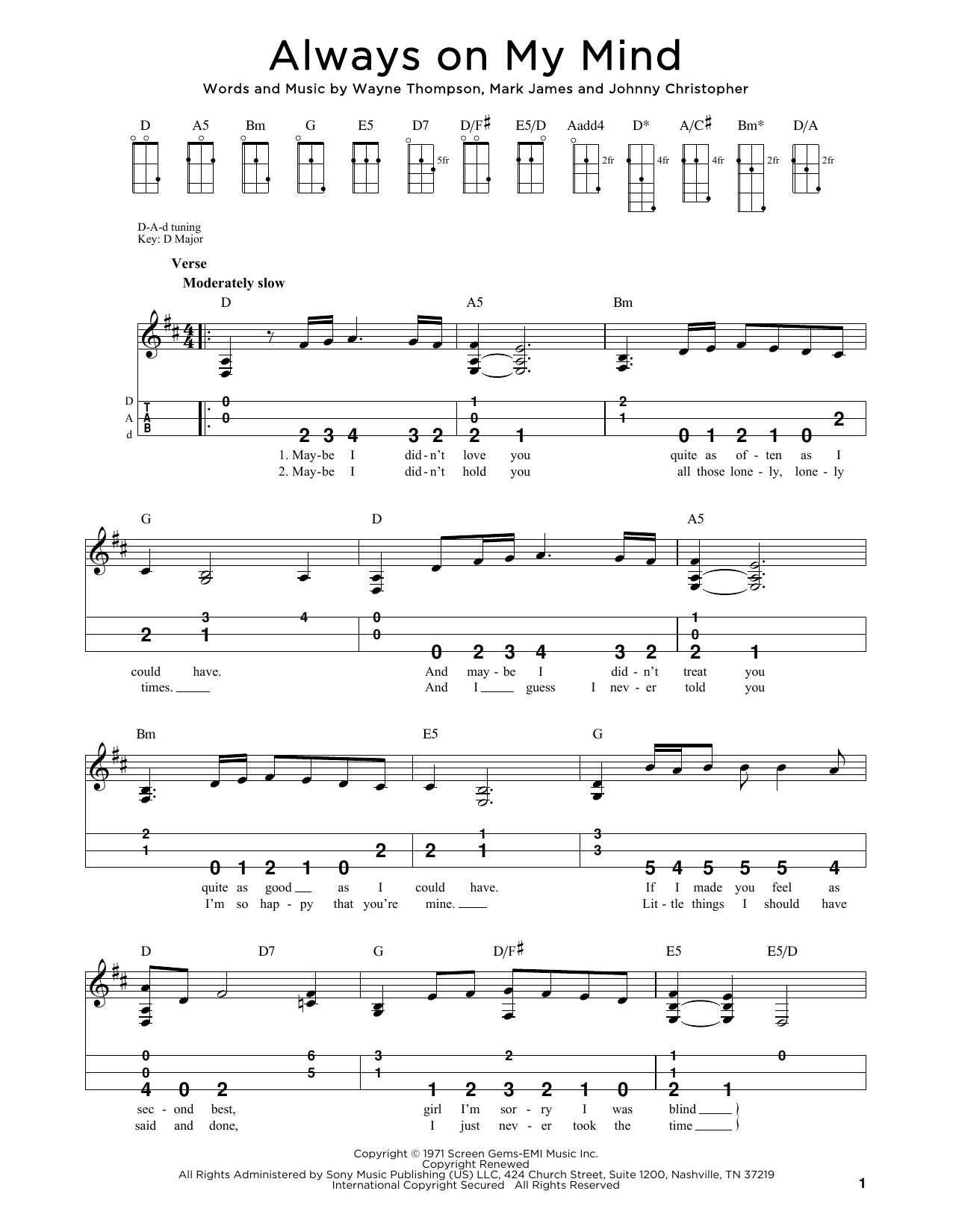 Download Willie Nelson Always On My Mind (arr. Steven B. Eulberg) Sheet Music and learn how to play Dulcimer PDF digital score in minutes