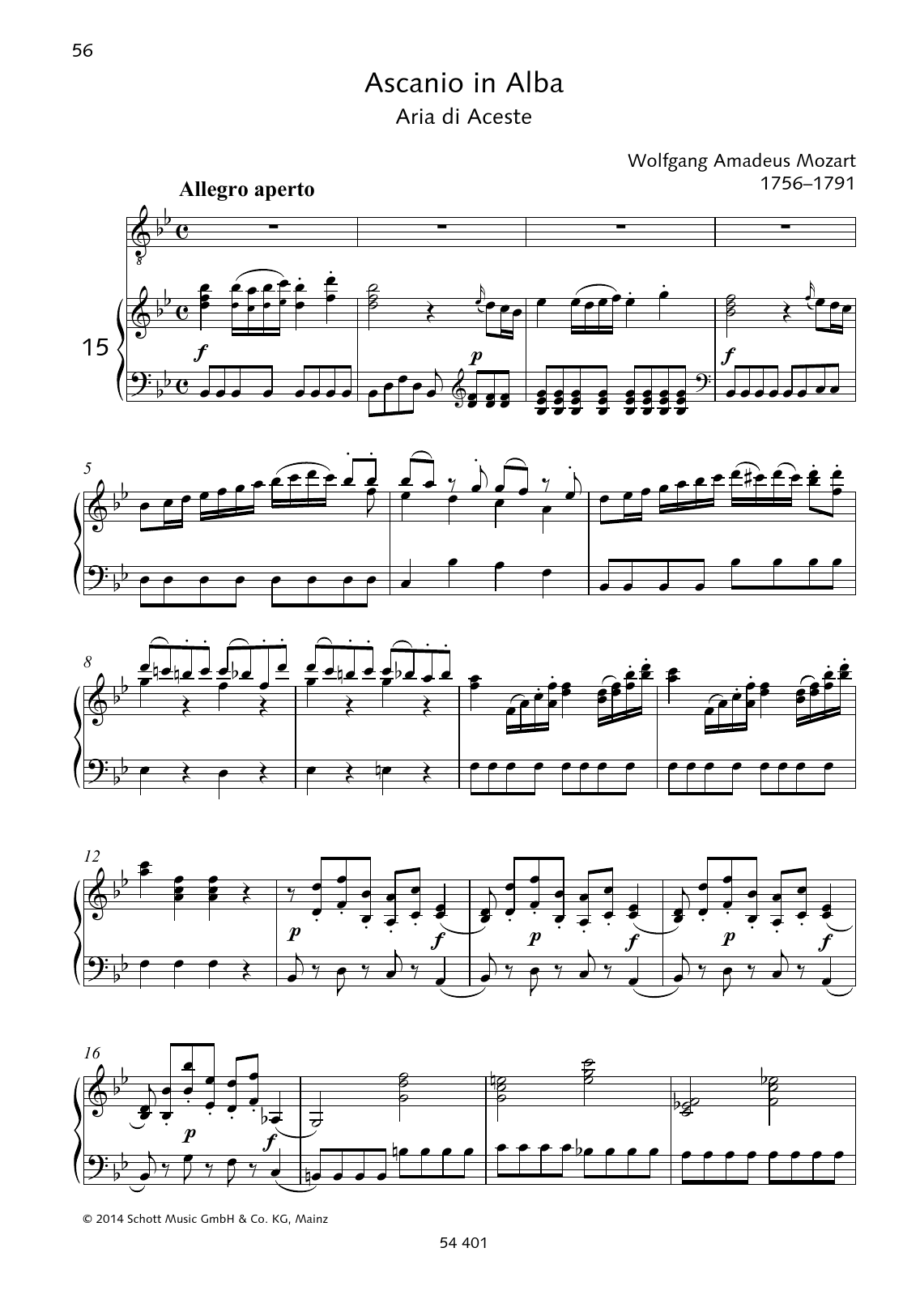 Download Wolfgang Amadeus Mozart Per la gioia in questo seno Sheet Music and learn how to play Piano & Vocal PDF digital score in minutes