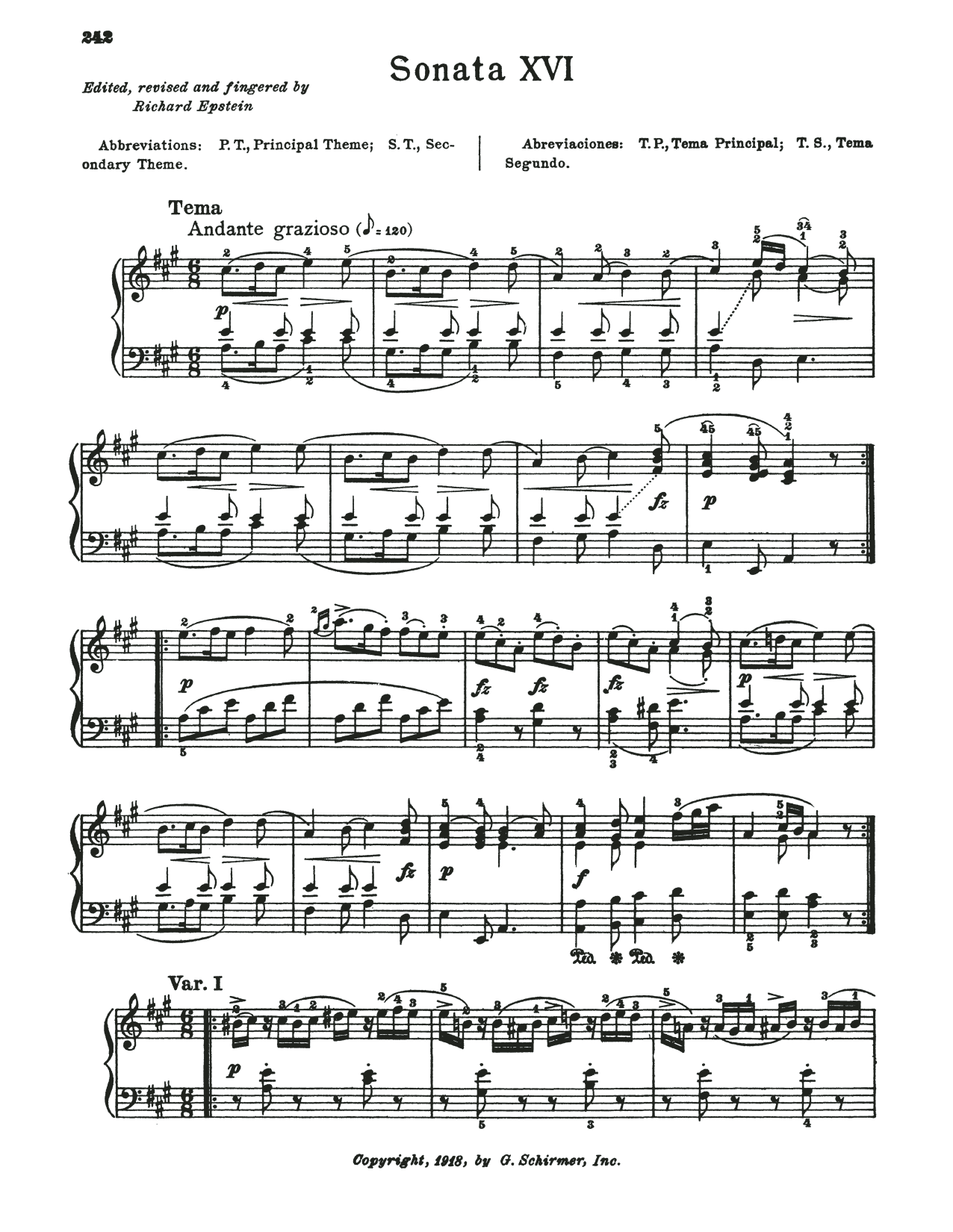 Download Wolfgang Amadeus Mozart Sonata In A Major, K. 331 Sheet Music and learn how to play Piano Solo PDF digital score in minutes