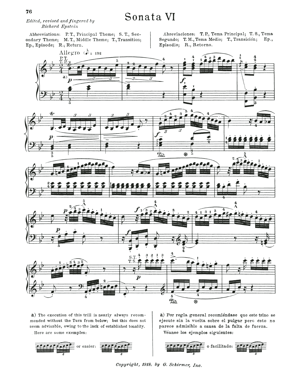 Download Wolfgang Amadeus Mozart Sonata In B-Flat Major, K. 281 Sheet Music and learn how to play Piano Solo PDF digital score in minutes