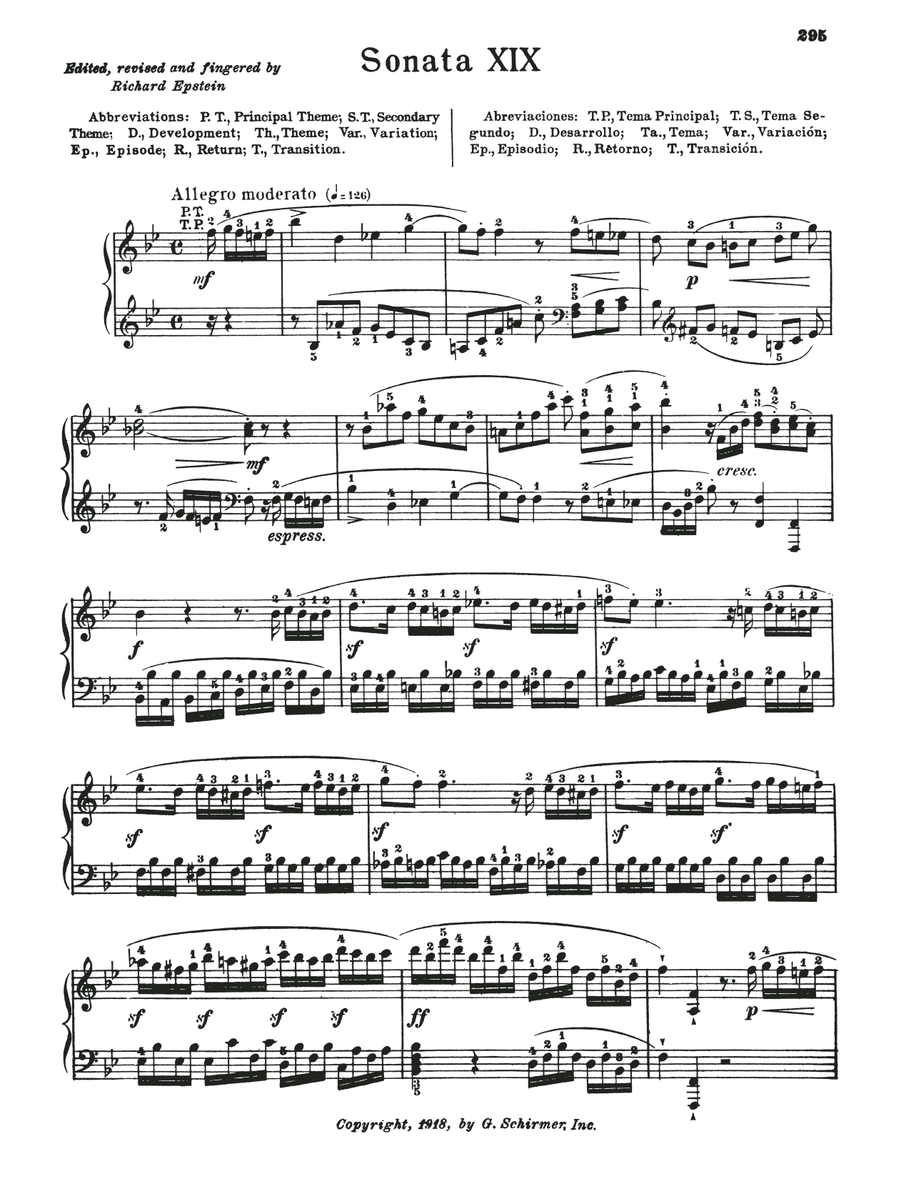 Download Wolfgang Amadeus Mozart Sonata In B-Flat Major, K. 498a Sheet Music and learn how to play Piano Solo PDF digital score in minutes