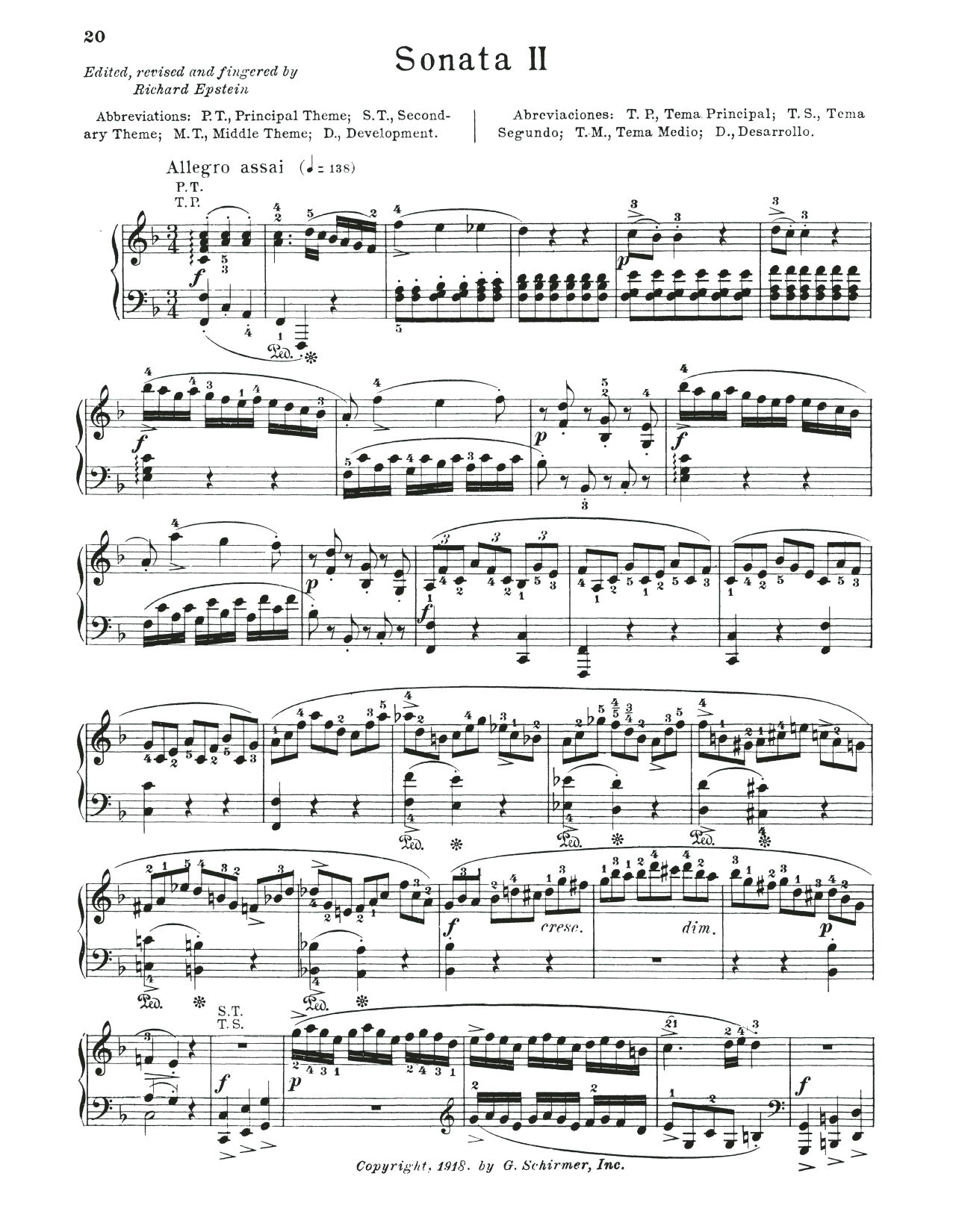 Download Wolfgang Amadeus Mozart Sonata In F Major, K. 280 Sheet Music and learn how to play Piano Solo PDF digital score in minutes